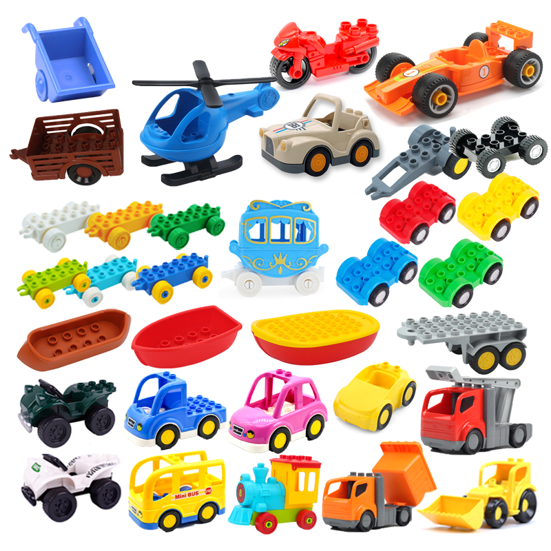 Tech House Accessories - Traffic Big Building Blocks Bricks Vehicle