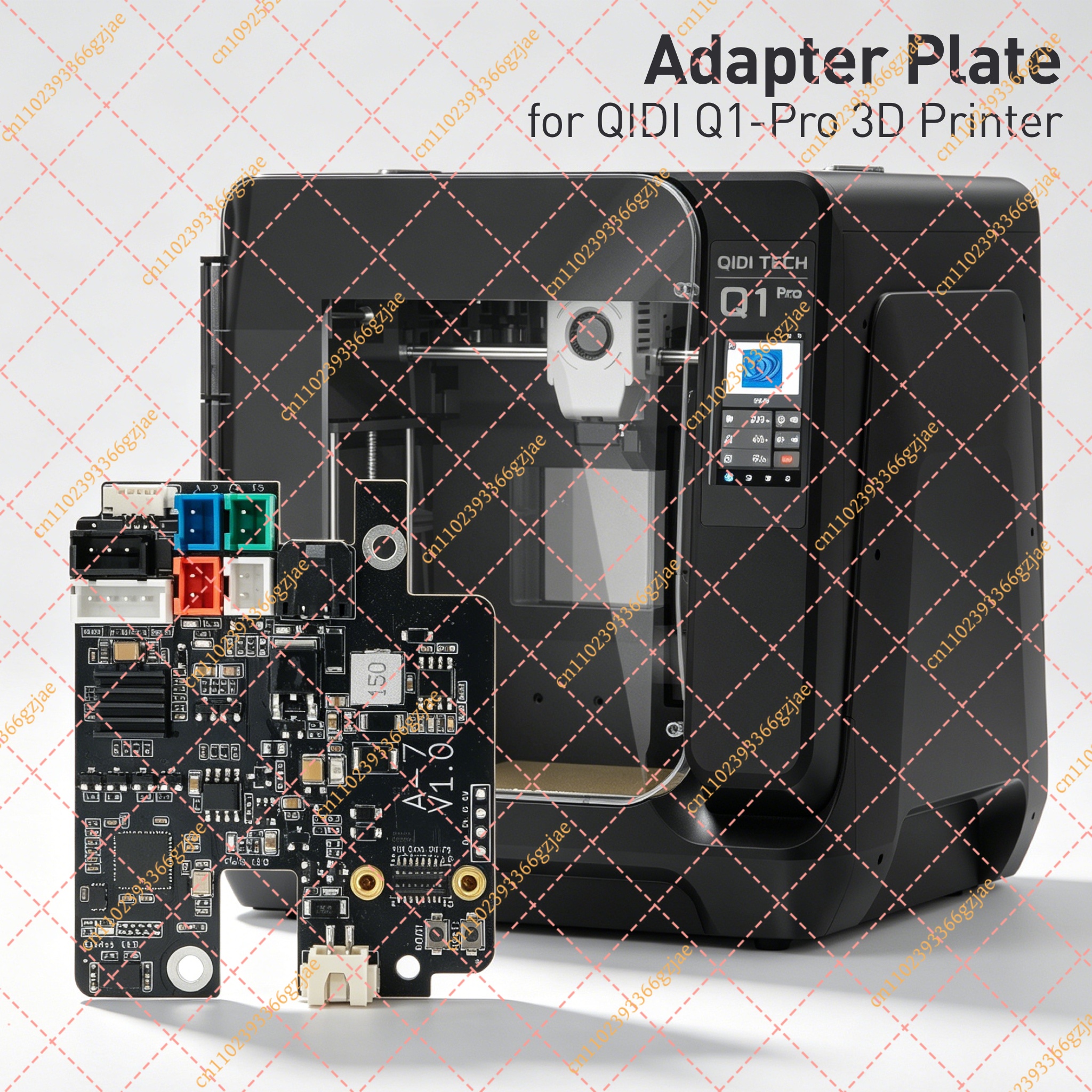 Tech Accessories Board - Adapter Plate for QIDI Q1-Pro 3D