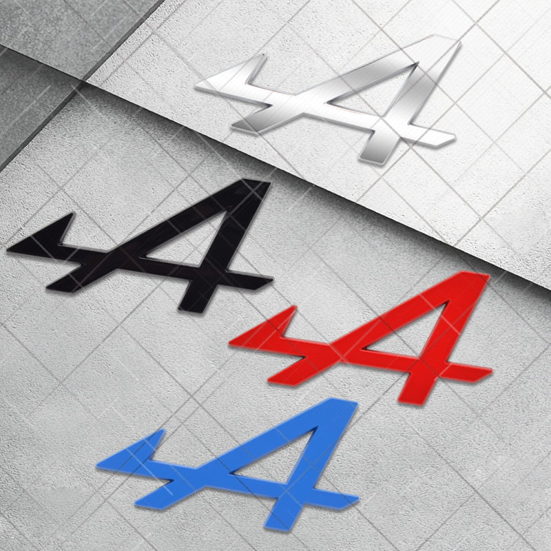 Tech Accessories Logo - Metal 3D Alpine A Grille Logo