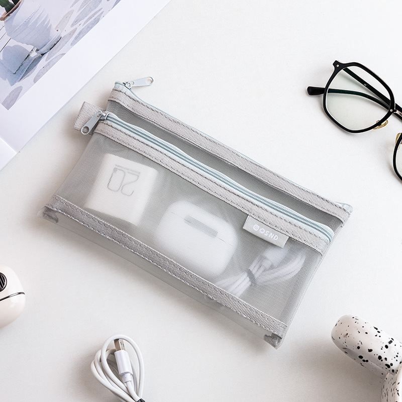 Transparent mesh data cable st - Travel Cable Organizer 评论和价格