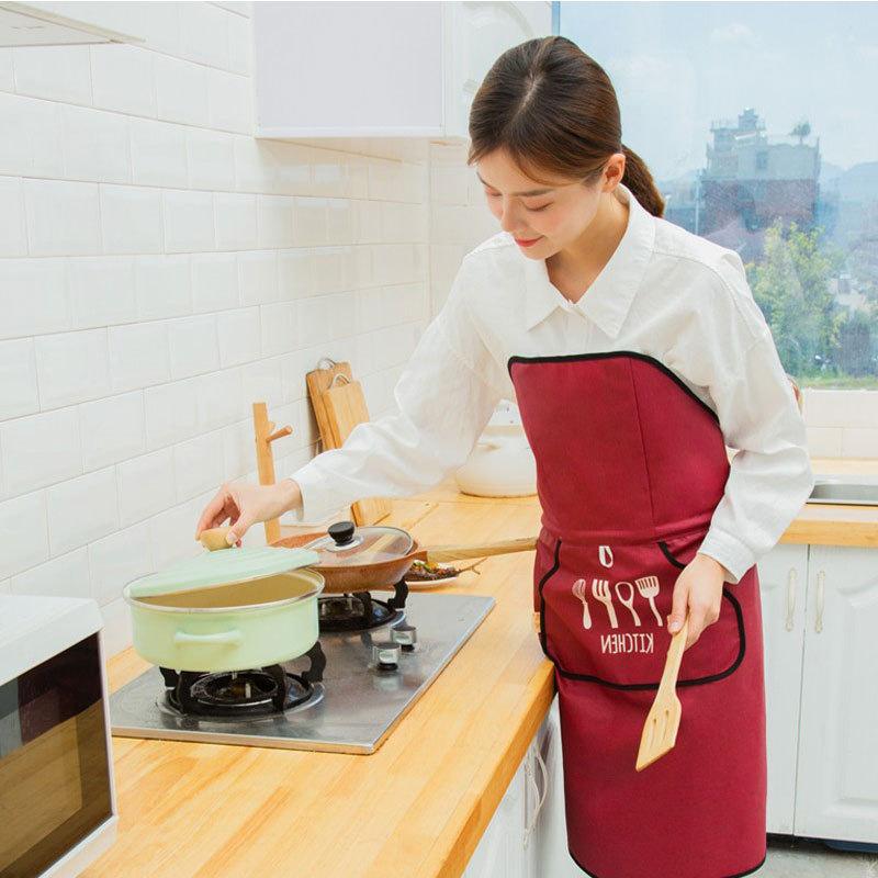 Korean Style Auto No-Tie Apron - Tech Accessories Logo 评论和价格