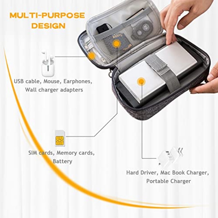Electronic Organizer Bag Cable - Travel Cable Organizer 评论和价格