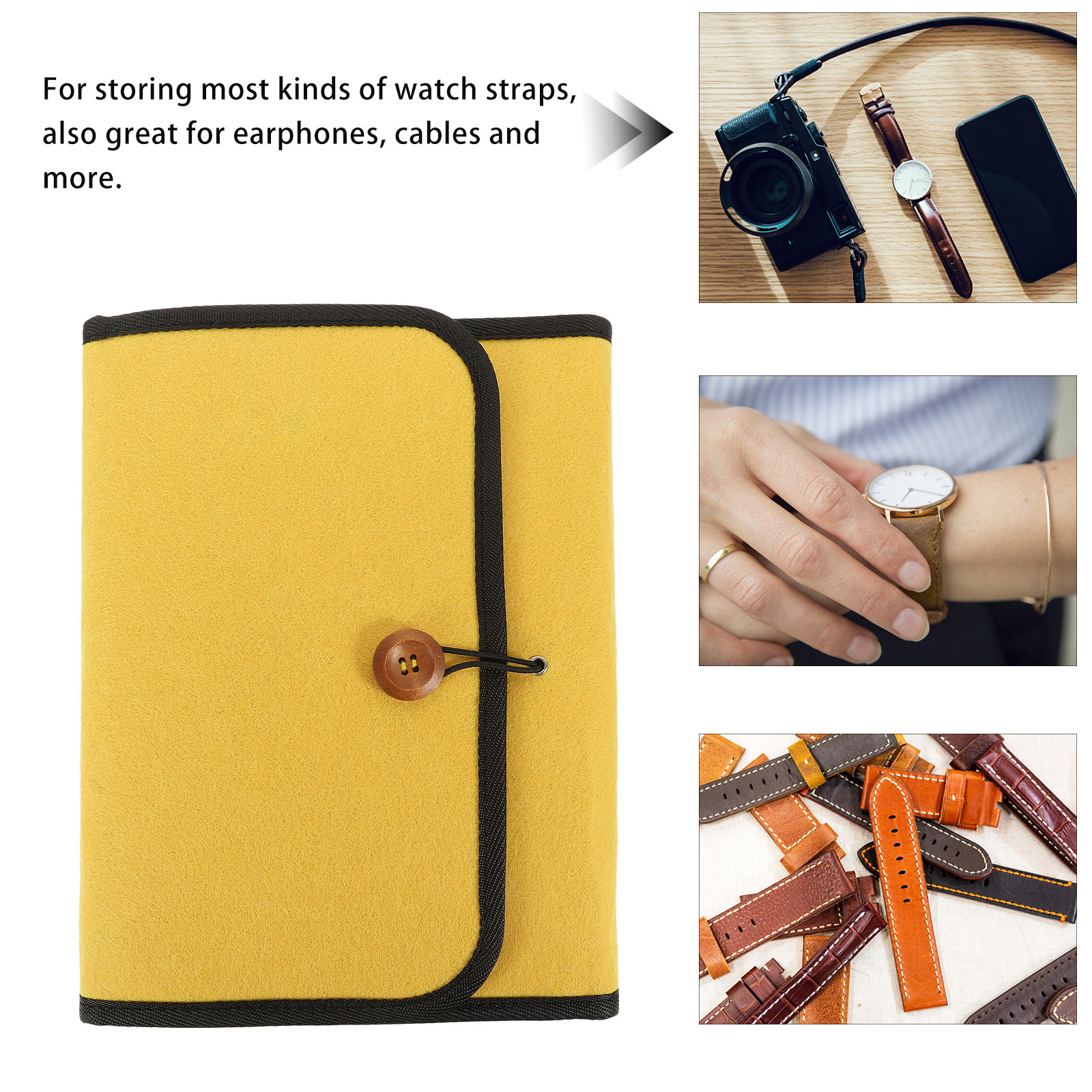 Heavy Duty Watchband Storage B - Travel Cable Organizer 评论和价格
