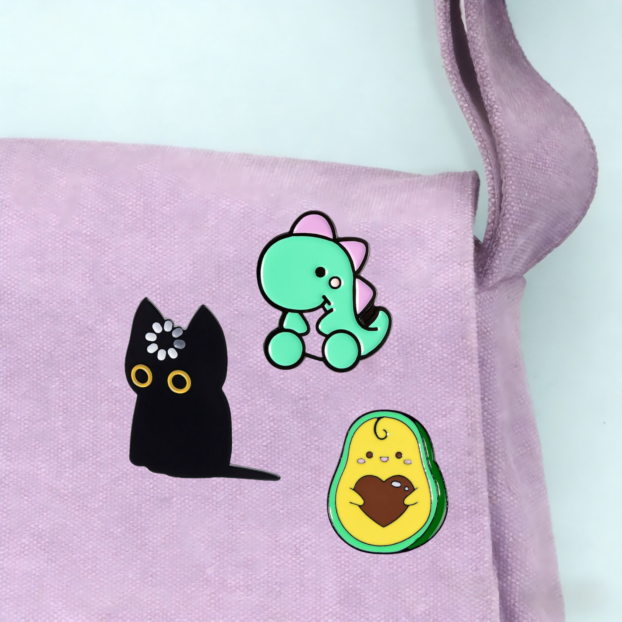 Cute Black Cat Loading Enamel  - Tech Accessories Backpack 评论和价格