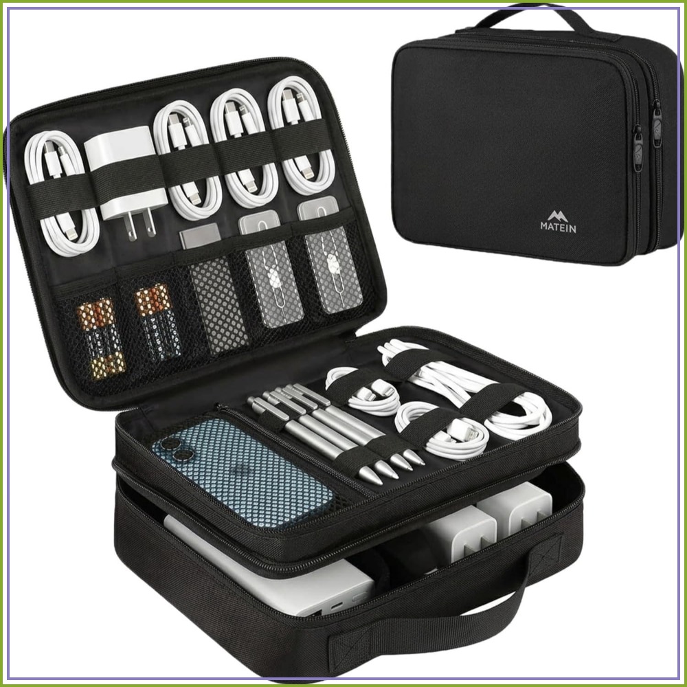 Electronics Organizer Travel C - Travel Cable Organizer 评论和价格