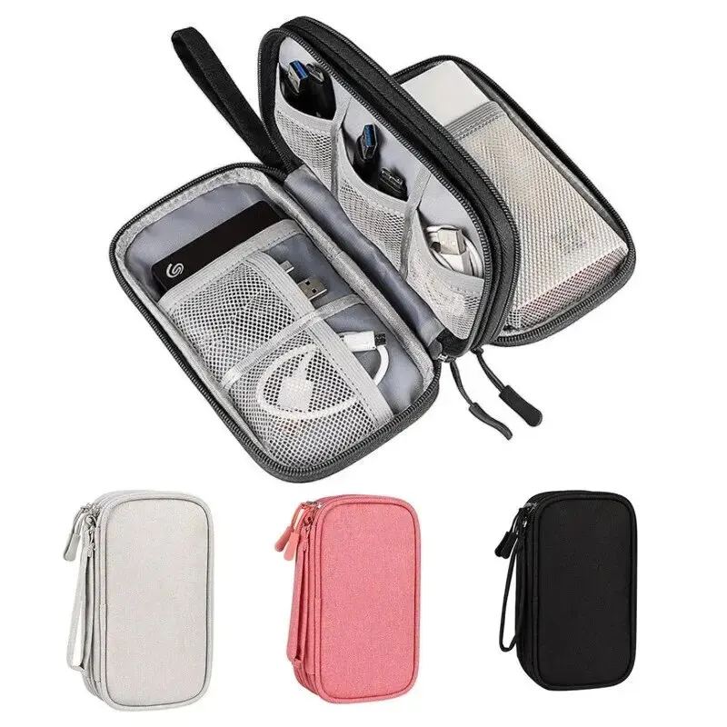 1PCS Grey/Black/Pink/Navy NEW  - Travel Cable Organizer 评论和价格