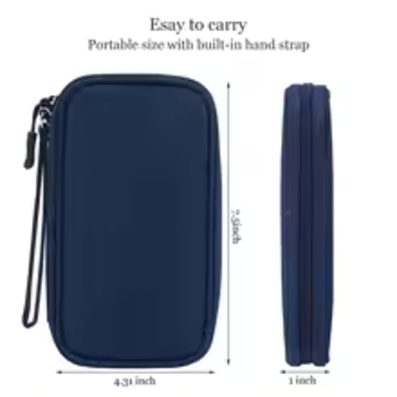 1PCS Grey/Black/Pink/Navy NEW  - Travel Cable Organizer 评论和价格