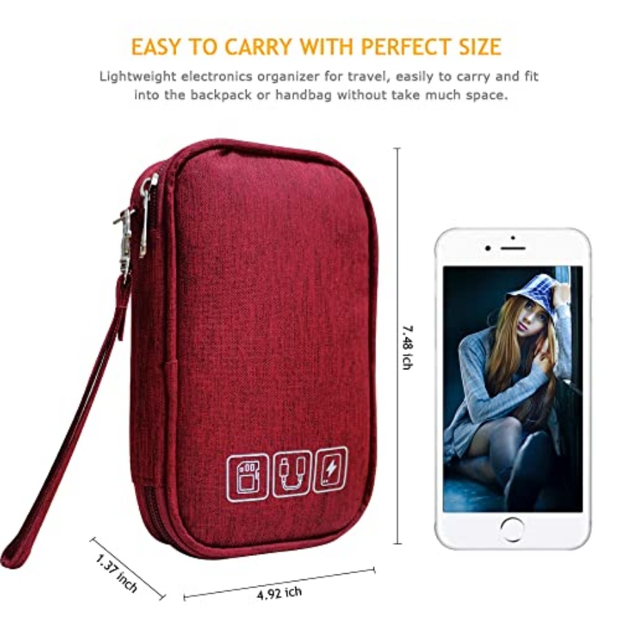 Electronic Organizer Bag Cable - Travel Cable Organizer 评论和价格