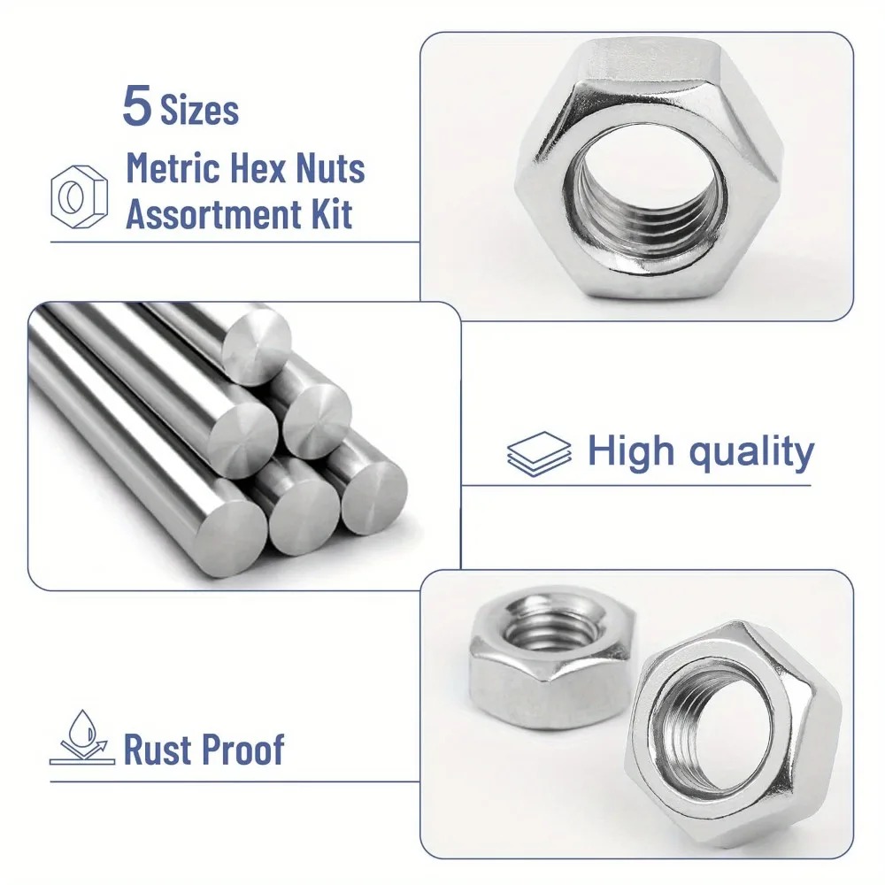 600 Pcs M2-M10 Stainless Steel - Tech House Accessories 评论和价格
