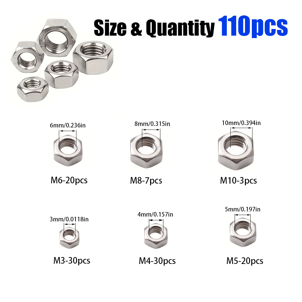 110-Piece Set of Stainless Ste - Tech House Accessories 评论和价格